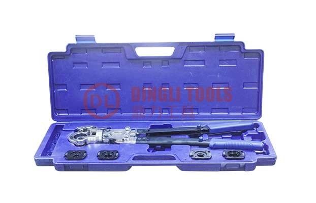 2.9kg DL-1432-B 수동 주름을 잡는 공구 14mm 16mm 돌릴 수 있는 머리를 가진 20mm